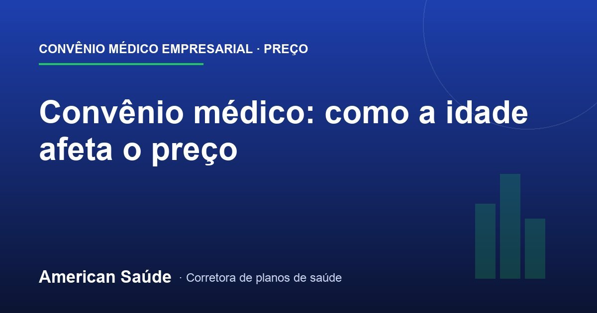 Convênio Médico: Preço por Faixa de Idade